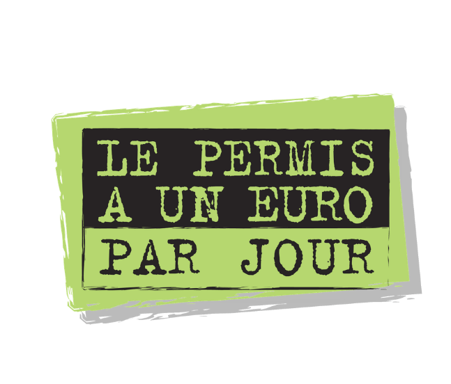 Permis à 1€ par jour logo