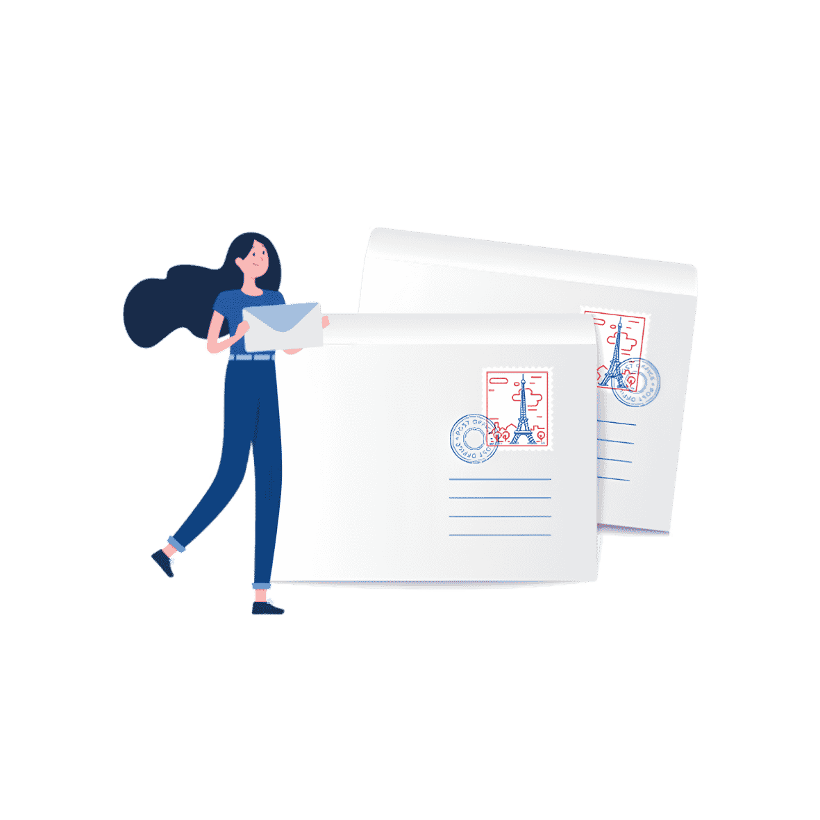 Enveloppes timbrées